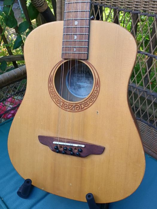Tenor Guitar/Mandola 8-string Converted Luna Safari travel guitar