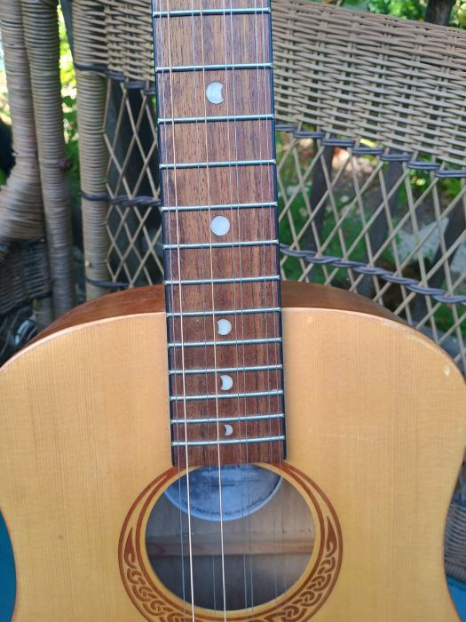 Tenor Guitar/Mandola 8-string Converted Luna Safari travel guitar