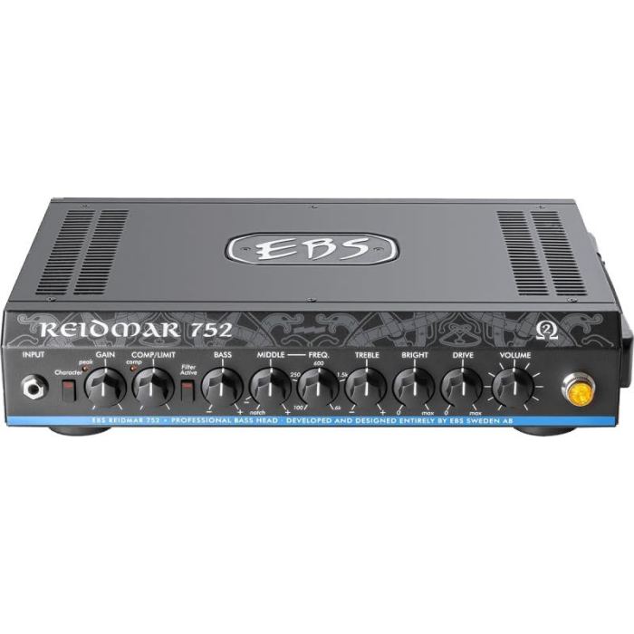 EBS Reidmar 752 Lightweight Bass Amplifier Head - 750W Class D, 2-Ohm Stable,...