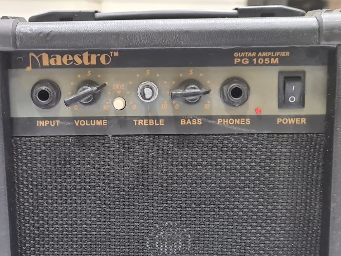 Maestro PG-105M Guitar Amplifier - Used, Fully Working