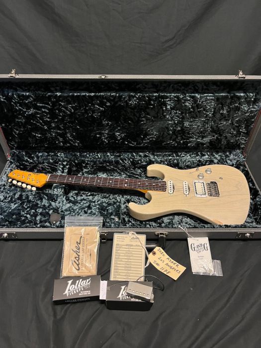 2020 Asher The Los Angeles California Blonde Boutique Handmade Guitar W/OHSC