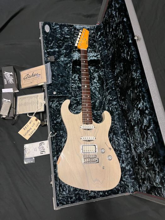 2020 Asher The Los Angeles California Blonde Boutique Handmade Guitar W/OHSC