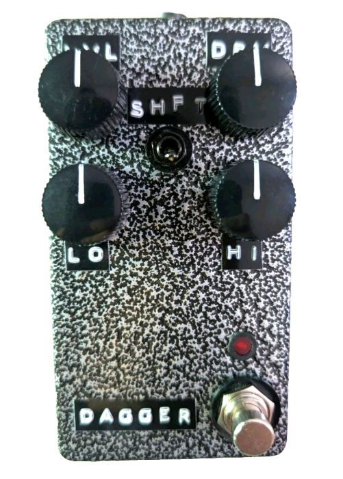 W8ST ARTS Dagger Handmade Overdrive Pedal OP07 NOS DIODES One-Off