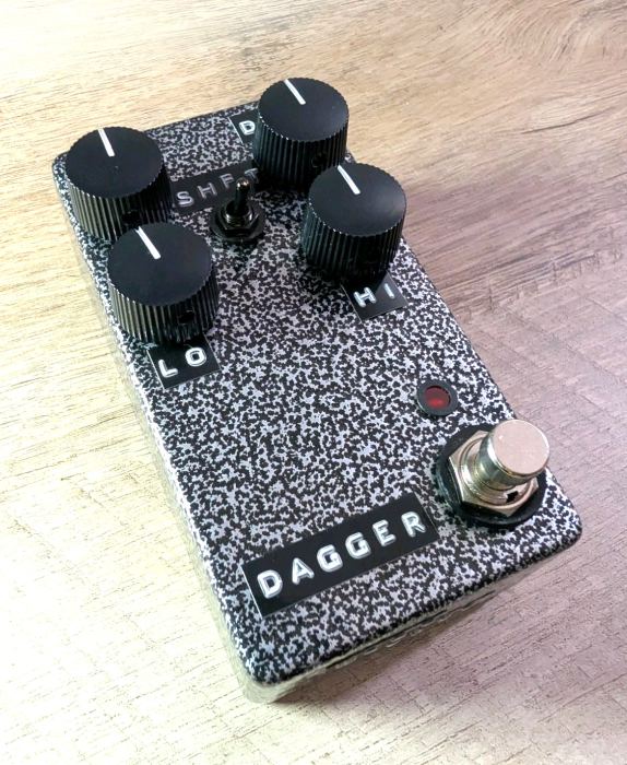W8ST ARTS Dagger Handmade Overdrive Pedal OP07 NOS DIODES One-Off