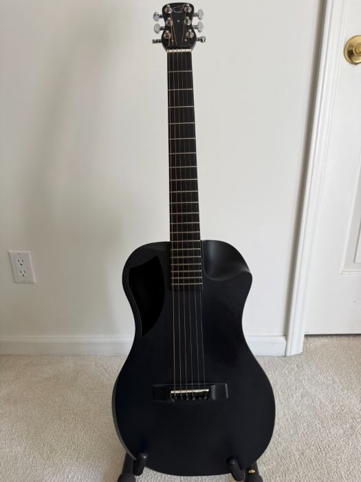 Journey OF660M Carbon Fiber Travel Guitar Matte Black Collapsible + TSA Backpack