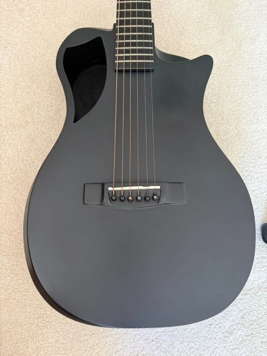 Journey OF660M Carbon Fiber Travel Guitar Matte Black Collapsible + TSA Backpack