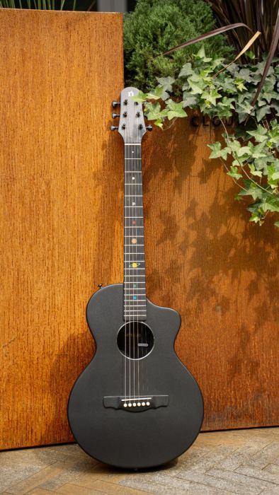 Natasha Asteroid Carbon Fiber 38" Travel Size  Steel String Acoustic Guitar
