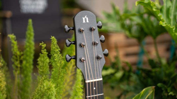 Natasha Asteroid Carbon Fiber 38" Travel Size  Steel String Acoustic Guitar
