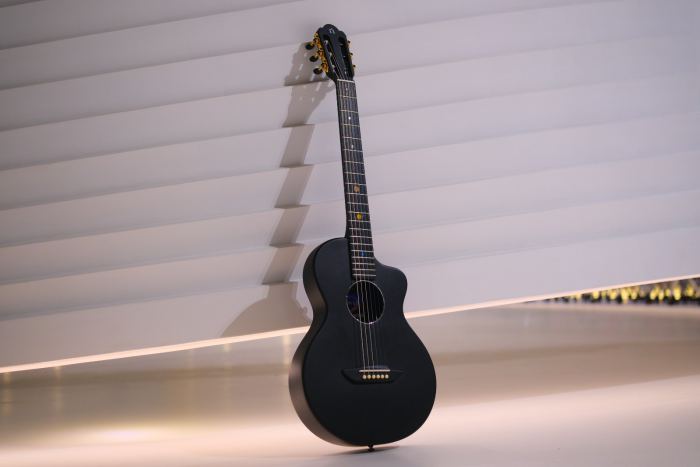 Natasha Cosmos 38" Carbon Fiber Nylon String Travel Acoustic Guitar US Stock