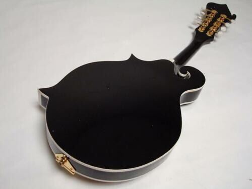 Free Gig Bag Hand Carved Solid Spruce Top F Style Mandolin, Sunburst