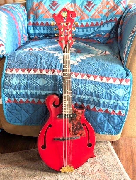 CUSTOM ACOUSTIC ELECTRIC  F STYLE MANDOLIN / PRO LUTHIER PROJECT / + CASE & SHIP