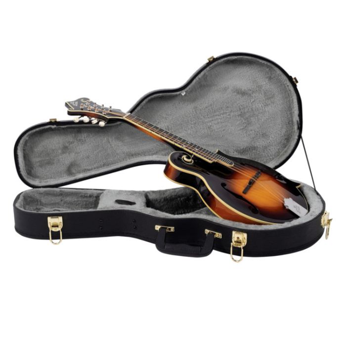 The Loar LM-600E-VS Acoustic Electric Hand Carved Solid F-Style Mandolin w/Case