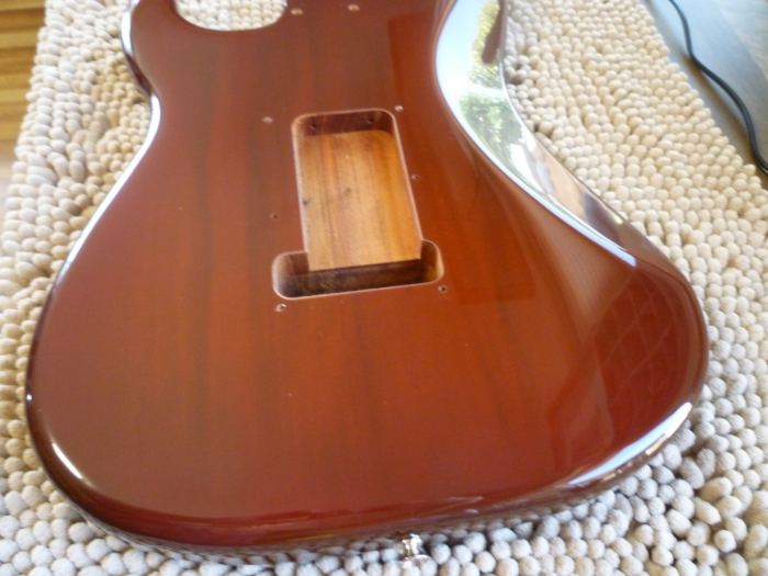 Fender Player II Series Body Chambered Mahogany Mocha Stratocaster Amazing 3 lbs