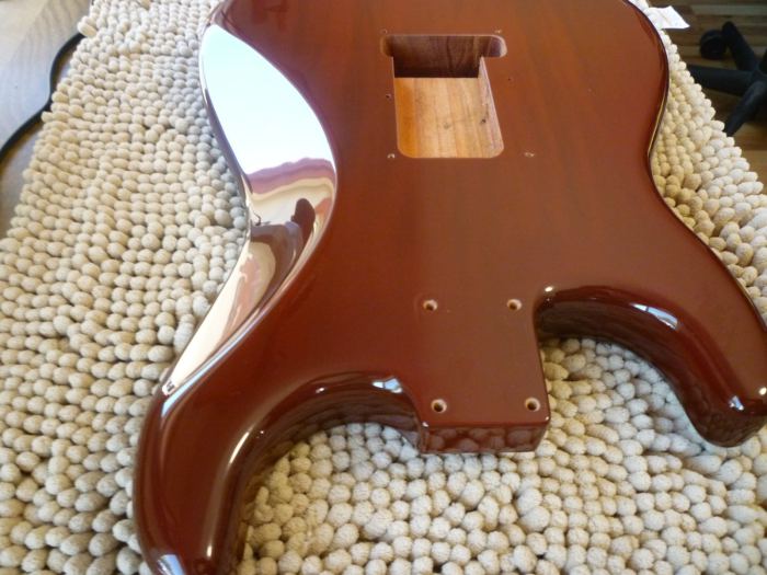 Fender Player II Series Body Chambered Mahogany Mocha Stratocaster Amazing 3 lbs