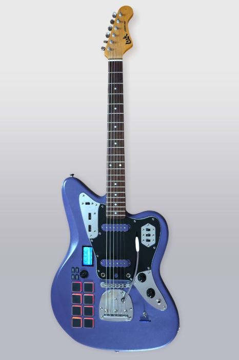 2021 Jaguar by LuK Guitars with build-in AKAI MPX8, handmade in Germany