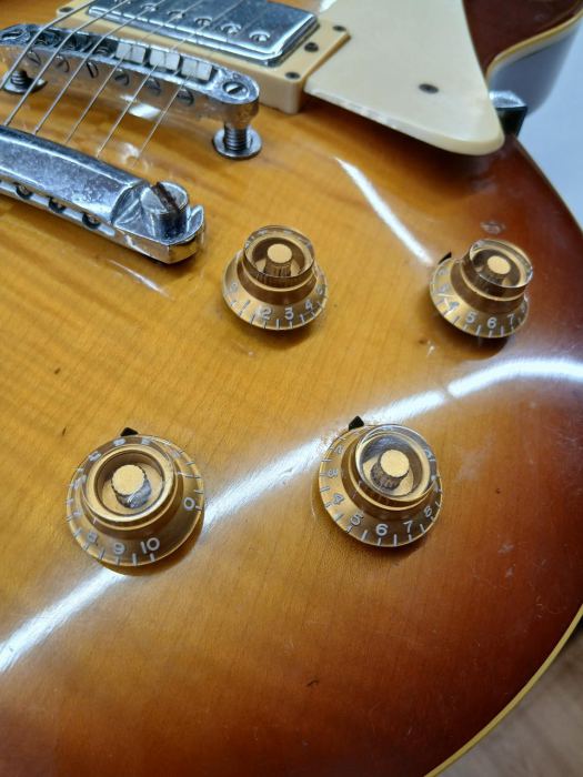 GRECO EG700 Les Paul Type Electric Guitar Hollow Chamber Body