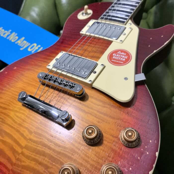 Chambered Aged Nitro Standard  Electric Guitar HH Pickups CS top fret nibs fast