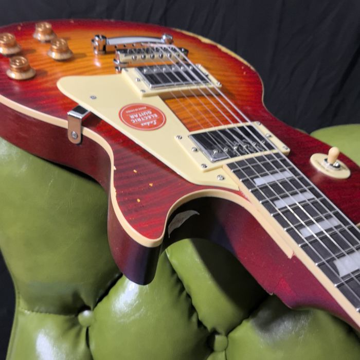 Chambered Aged Nitro Standard  Electric Guitar HH Pickups CS top fret nibs fast