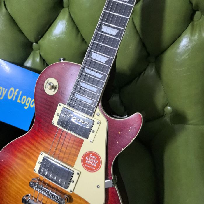 Chambered Aged Nitro Standard  Electric Guitar HH Pickups CS top fret nibs fast