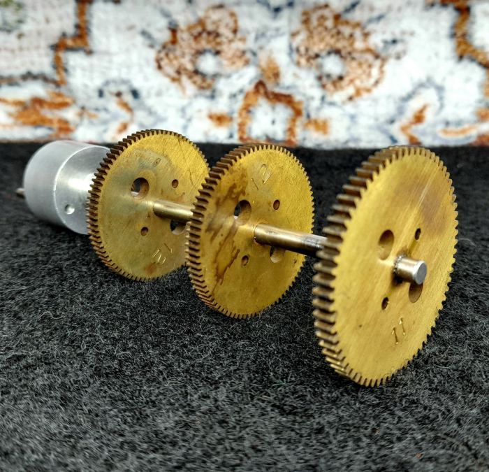 Vintage Hammond Organ Tone Wheel Generator Drive Gear W/ Flywheel Receiver 