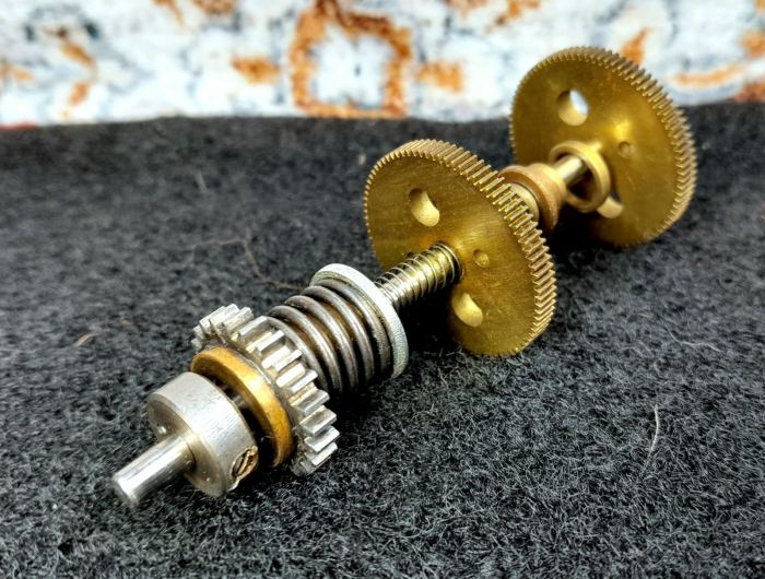 Vintage Hammond Organ Tone Wheel Generator Drive Gear W/ Starter Motor's Clutch 