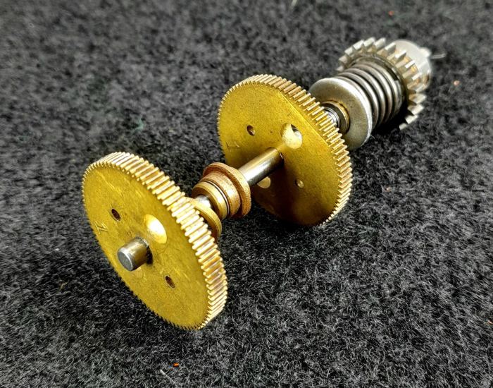 Vintage Hammond Organ Tone Wheel Generator Drive Gear W/ Starter Motor's Clutch 