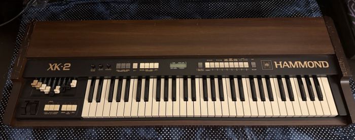 Hammond XK-2 Tone Wheel Organ And Digital Keyboard