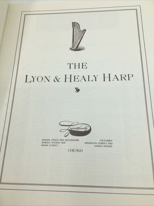 Harp String Lyon & Healy Artist  5th Octave D * 1 string  white nylon NEW