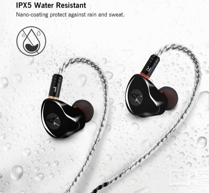 HiFi Stereo In-Ear Monitor Headphones with Dual Dynamic Drivers and Detachabl...