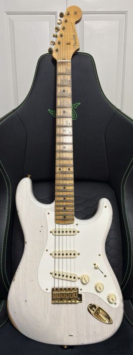 2024 Fender Custom Shop LTD ’57 Stratocaster Relic Strat Aged White Blonde w/COA