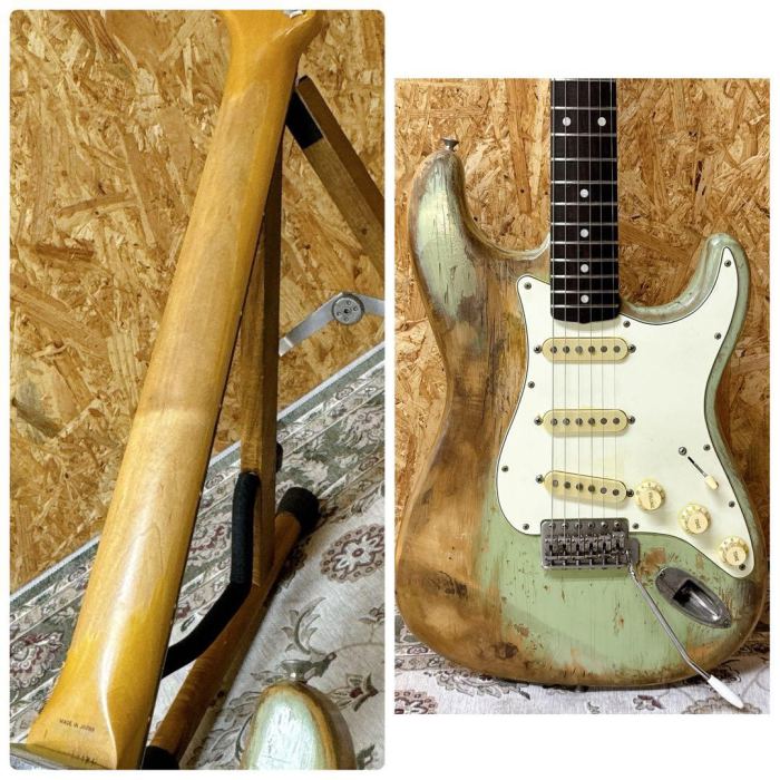Fender Japan Stratocaster Relic Custom Shop Pickups O Serial MIJ Electric Guitar