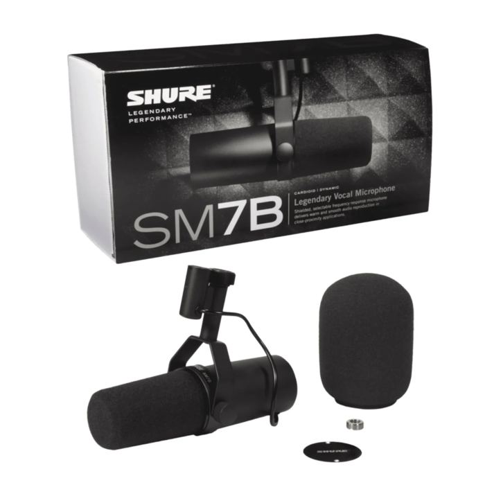 Shure SM7B Cardioid Dynamic Vocal Microphone