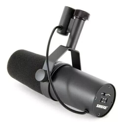 FOR SM7B Cardioid Dynamic Vocal Broadcast Microphone Used Open Box Black