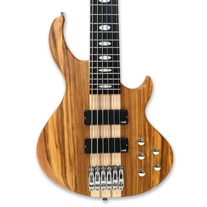 6 String Electric  Bass Guitar Millettia Laurentii+Okoume body maple neck w/ bag