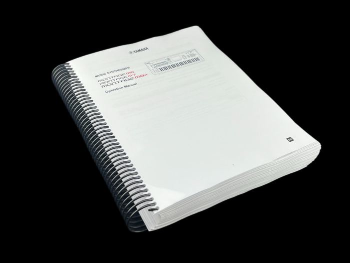 Yamaha Montage M6-M7-M8x Music Synthesizer Manual: 577 Pages, Full Color, Coil