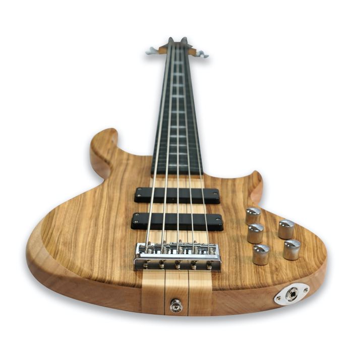 Fretless 5 String Electric  Bass Guitar Millettia Laurentii+Okoume body w / bag 