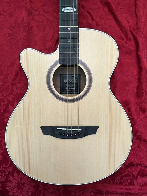 Strinberg Left-handed Auditorium Acoustic-Electric-Natural Satin+ Deluxe Gig Bag