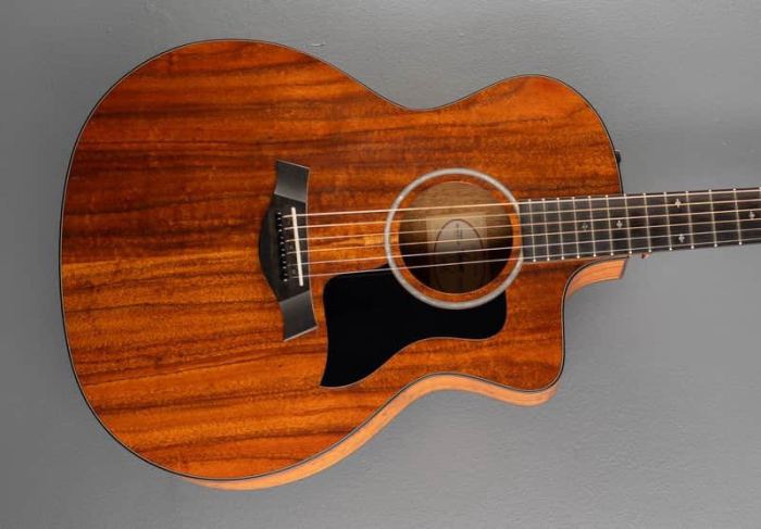 Taylor 224ce K DLX Koa Deluxe Grand Auditorium Acoustic Electric Guitar