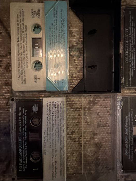9 Vintage Celtic Folk Hammered Dulcimer Cassette Lot John Mason Tony Elman