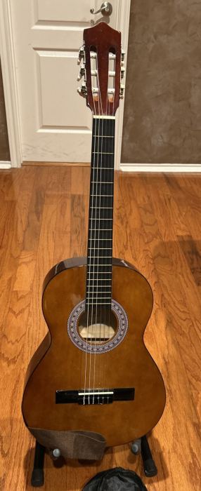 Classical Guitar made by J&Z  With Plastic Case And Stand