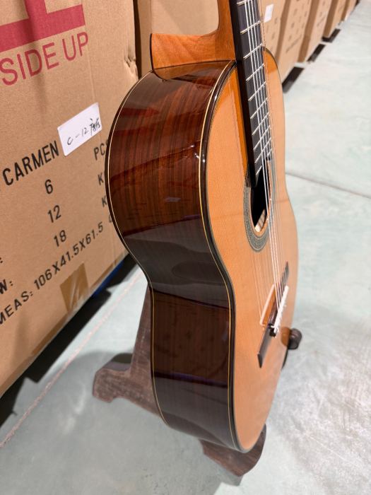 [Video] Luthier Made Solid Cedar Top With Rosewood Body Spanish Classical Guitar