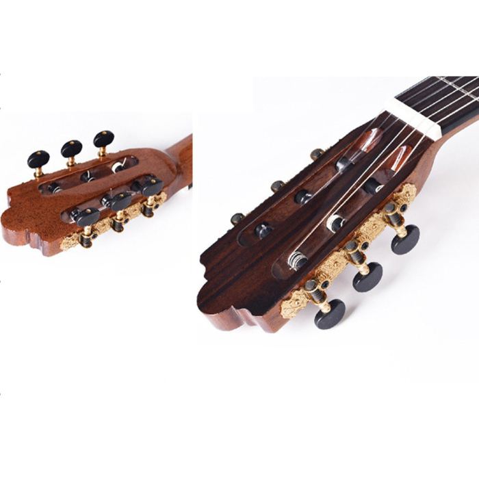 39 Inch Classical Guitar Solid Cedar Top Nylon Strings Rosewood Back & Side