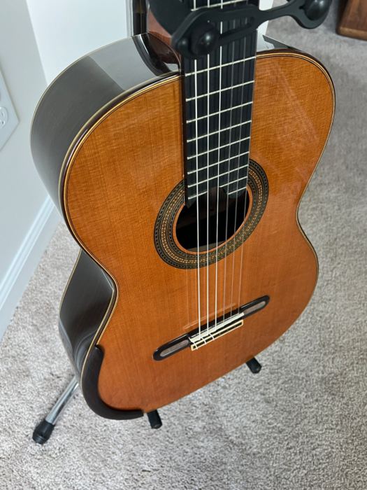 Yulong Guo Handmade Soloist Classical Guitar Nylon String w/ Hard Case
