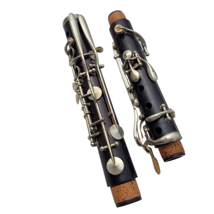 Fernand Chapelain Clarinet Wooden Wood Short Buffet Barrel and Vtg Original Case