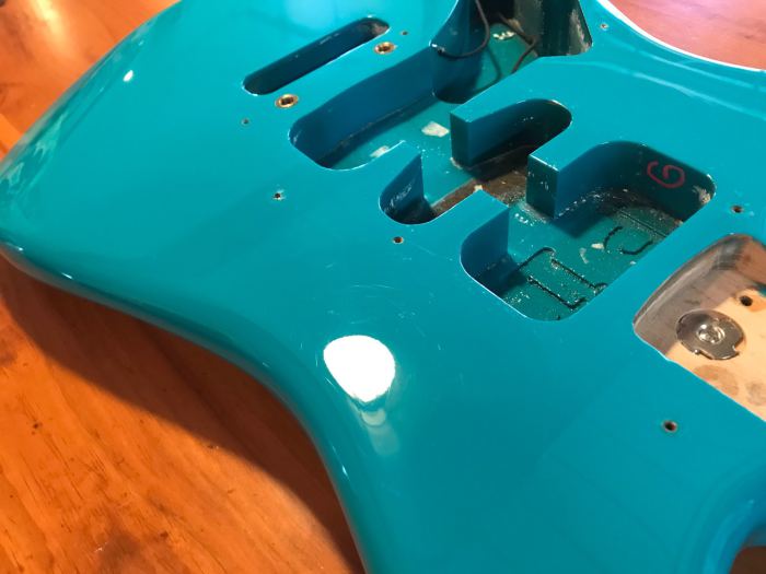 Fender American Professional II Stratocaster BODY Left Handed W/ Neckplate