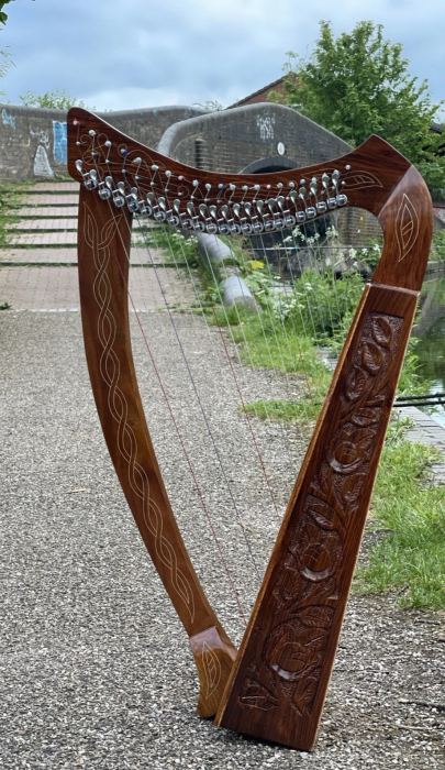 22 Strings Harp Irish Folk Musicals Instrument Harp Celtic Rosewood Lever Harps