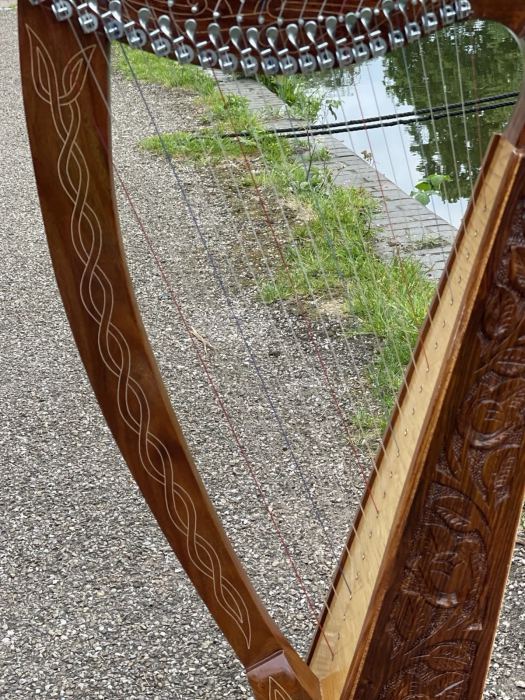 22 Strings Harp Irish Folk Musicals Instrument Harp Celtic Rosewood Lever Harps