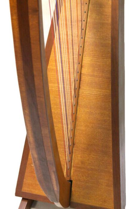 Folk Harp Hand Made 29 Nylon Strings 3 lever Harp 