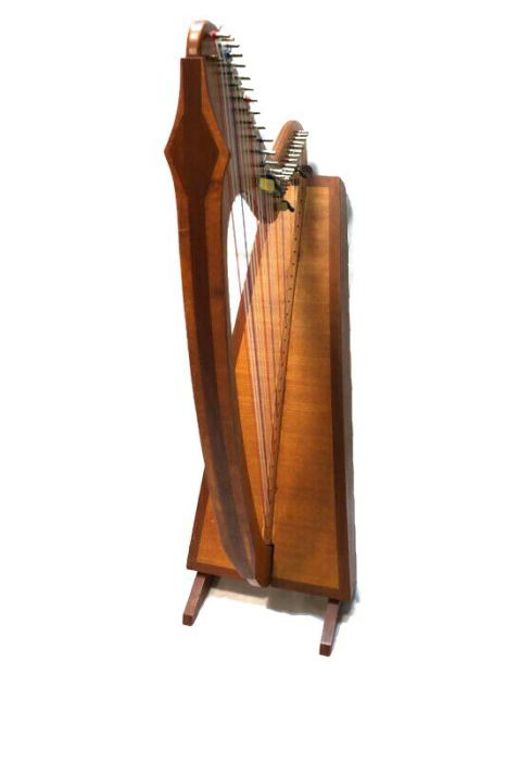 Folk Harp Hand Made 29 Nylon Strings 3 lever Harp 