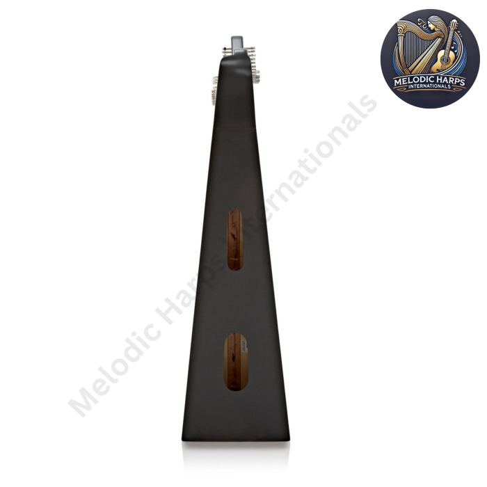 22 String Black Lever Harp | Irish Folk Harp with Tuning Key Nylon Strings & Bag